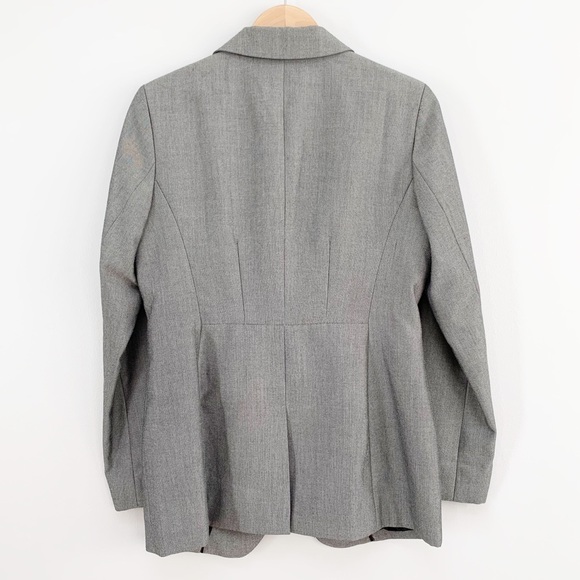 WHBM Pressed Ruffle Lapel Single Button Blazer M - Picture 6 of 11